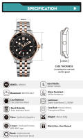 Reloj Mecánico WM Watch WellyMerck Para Hombres Resistente Al Agua Acero Inoxidable Cristal De Zafiro Miyota 8217 WM148 - details 12