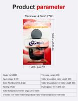 Medidor De Temperatura De Agua Para Motocicleta Mini Dual Display Con Alarma Inteligente Para XMAX250 300 NMAX CB 400 CB500X Medidor De Voltaje Material Plástico + LED - details 0