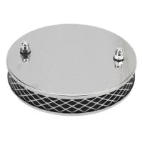Filtro De Aire De Alta Fluidez 14x3cm Metal Cromado Reemplazo Para Carburador SU HS2 1¼ Pulgadas Filtro De Aire Pancake Chrome - details 0