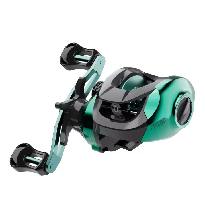 Carrete De Pesca HAUT TON Lightning TP Baitcaster 7.2:1 Ratio De Engranajes 22Lbs 3+1BB Para Pesca En Agua Dulce Y Salada - 1