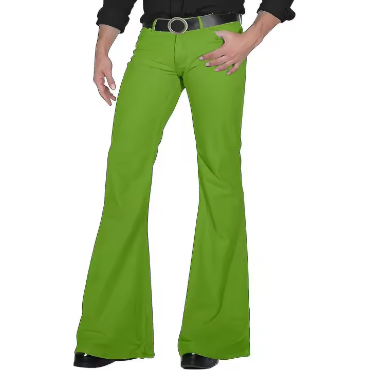 Pantalones Disco de los 70 para Hombres Jeans Campana Vintage Liquidación de Moda Hombre - 1