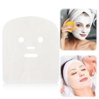 Mascarillas De Tela De Algodón Puro 100PCS Absorción De Agua Alta No Irritante Mascarilla Facial Desechable Para Belleza DIY - details 0