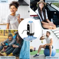 Dispensador De Agua Automático Sin Cable Recargable USB Botella De Agua Eléctrica Para Oficina Y Escuela Color Plástico - details 3