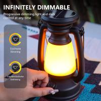 Lámpara De Camping Solar Portátil Impermeable Con Luz Retro De Caballo Iluminación Exterior Recargable Por USB Para Hogar Y Tienda - details 1