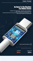Cable De Carga Rápida PD3.0 67W 6A USB NNBILI Para Xiaomi 15 14 Redmi Note 9 10 11 POCO X5 pro Cable De Datos Tipo C PVC TPE/TPU - details 3