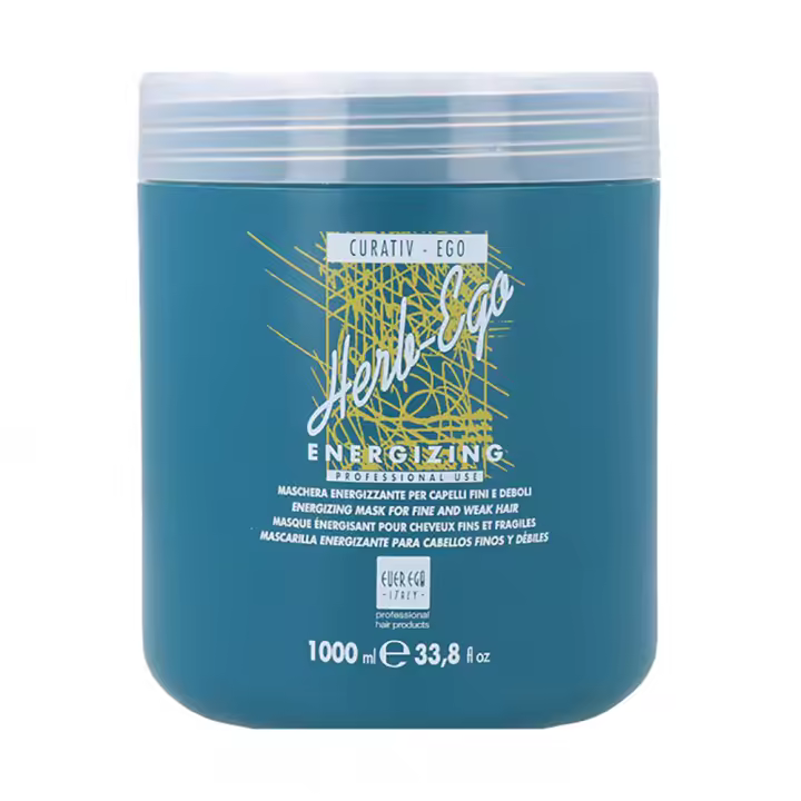 EVER-EGO ITALY HERB-EGO MASCARILLA ENERGIZANTE PARA CABELLOS FINOS Y DEBILES 1000ML - 1