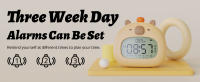 3 timed alarms