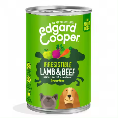 Lata Edgard Cooper Cordero y Ternera Adult 400gr Edgard Cooper - 1