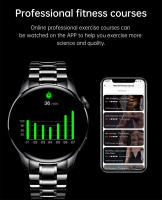 Reloj Inteligente LIGE HD Pantalla De Acero Inoxidable Bluetooth Llamada Resistente Al Agua Deportivo Fitness Para Hombres Compatible Con Huawei - details 11