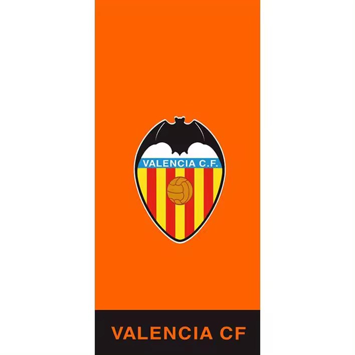 Toalla playa premium Valencia CF de 75 cm. x 150 cm. (100% algodón) - 1