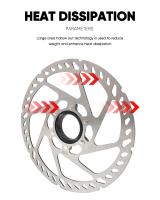 Rotor De Freno De Bicicleta Centerlock 160MM 180MM 203MM Disco De Freno Duradero Para Ciclismo Montaña Y Carretera Parte Hidráulica De MTB - details 7