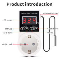 Controlador De Temperatura Digital AL11G-T1 Enchufe Con Termostato Regulador De Calor AC 110-220V Con Sensor NTC Enchufe De Enlace EU Para El Hogar - details 8