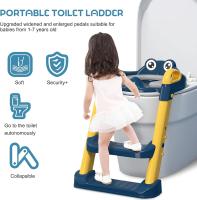 Asiento Inodoro Niños para Orinal Infantil Formación, Adaptador WC Niños con Escalera y Cojín, Suave Plegable Antideslizante para Niños de 1a 7 Años - details 2