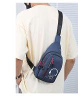 Bolsa De Pecho Para Hombres De Gran Capacidad Unisex Para Deportes Al Aire Libre Y Ocio Estilo Crossbody Monedero De Nylon - details 20