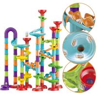Juguete Educativo Para Niños Camino De Mármol Con Bola Rodante Bloques De Construcción De Tubo Vidrio Joyería Juguete De Transporte Deportivo - details 3