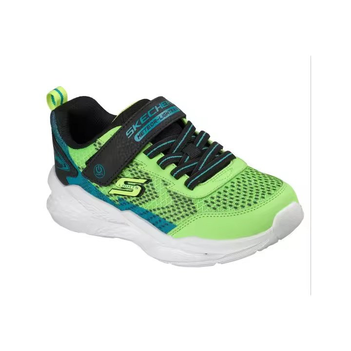 Zapatilla Baby Skechers Meteor-Lights Verde - 1