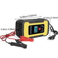 Cargador De Batería Para Coche Inteligente Pulso LCD 12V 6A Recurso Para Auto Motos Ciclo GEL Lead-Acid Reparación Automática - details 1