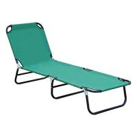 Sillón reclinable plegable con respaldo en 3 ángulo ajustable y estructura de acero para piscina 188*56*28cm - details 2