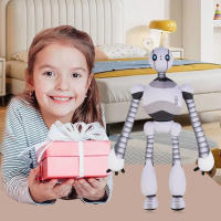 Muñeco De Peluche Robot Salvaje De 13 Pulgadas Juguete Ajustable Amigo Robótico Para Niños Y Niñas Decoración De Hogar Regalos De Cumpleaños - details 3