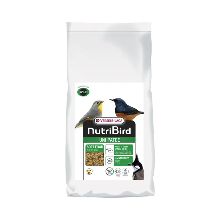 Versele-Laga Nutribird Uni Patee - Alimento Completo Especifico para Pájaros Insectívoros y Frutívoros - 1