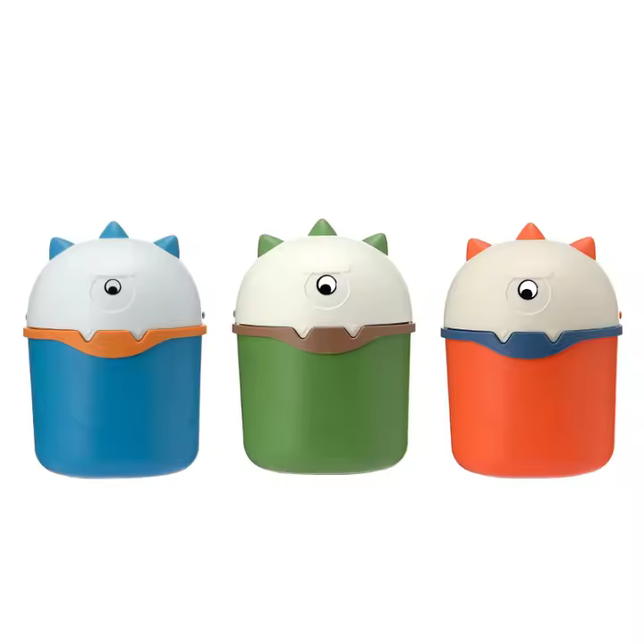 Pequeño Cubo Plegable con Tapa Ideal para Mesa de Café, Dormitorio, Baño - 1