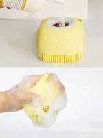 Cepillo De Baño Para Perros De Silicona Cuidado Seguro Y No Tóxico Para Bebés Masajeador De Baño Plástico Apto Para Gatos - details 5