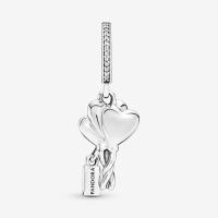 Charm colgante de globo "Feliz Cumpleaños" de PANDORA - Charm para pulseras PANDORA Moments - Regalo para ella - Plata de ley y esmalte，Incluye Caja Original - details 0