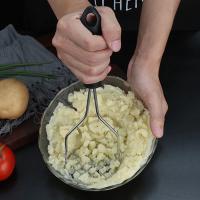 Prensa De Patatas Manual De Acero Inoxidable 430 Molinillo Para Patatas Y Ajo Gadgets De Cocina Herramienta Para Frutas Y Verduras - details 10
