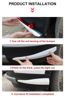 Protector De Parachoques Delantero Y Trasero SEAMETAL Universal Para Coche En Fibra De Carbono Anti-Arrugas Spoiler Diffuser Splitter - details 7