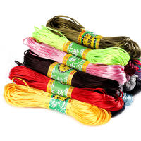 Hilo De Seda Chino Tejido 20m Multicolor 1.5/2mm Nylon Para DIY Joyería Collares Pulseras Encuentros De Cuentas - details 3
