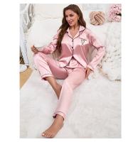 Conjunto De Pijamas Para Mujer Estilo Victoriano Con Bordado Camiseta De Manga Larga Y Pantalones Largos 2 Piezas Pijama De Dormir Loungewear De Poliéster Y Elástico - details 11