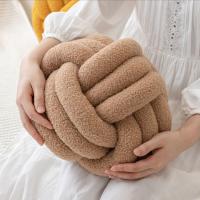 Cojín De Peluche Globular Nótipho Estilo Nórdico Suave Decorativo Para Sofa Y Cama Cubierta Desmontable Y Lavable Relleno De Algodón Poliéster - details 2