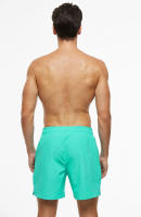 Shorts De Natación Para Hombre Verano Secado Rápido Shorts De Playa Con Bolsillos Laterales Y Encaje Interior Traje De Baño Monochromático - details 4