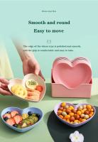 Plato En Forma De Corazón De Plástico Para Comida Pequeña O Frutas Apto Para Uso Doméstico Y Camping Dishware - details 9