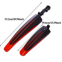 Juego De 2 Piezas De Parachoques Para Bicicleta Rueda De Montaña Y Carretera Protección Contra Barro Para Delantero Y Trasero - details 19