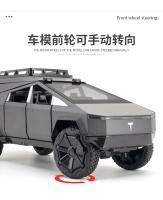 Modelo De Coche De Aleación 1:24 Tesla Pick up Juguetes RV De Camping Decoración Regalo Metal Sin Batería Para Mayores De 14 Años - details 11
