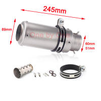 Silenciador De Escape Para Motocicleta Universal 51mm 60mm En Acero Con Killer De DB Adecuado Para Z800 900 Z1000 CBR600 S1000RR MT07 MT09 - details 0