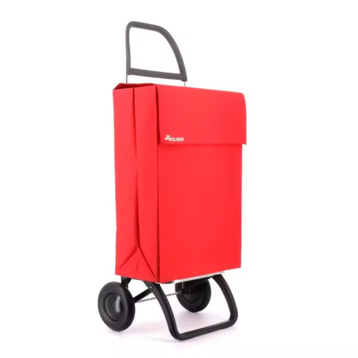 Rolser - Carro de Compra Jean LN2 Rojo - Aluminio de Alta Calidad - Plegable - 1