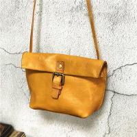 Bolso Bandolera Mujer MJ De Cuero Genuino Pequeño Bolsos Cruzados Retro Para Niñas Bolsa De Mano Suave Con Bolsillo Para Teléfono Móvil - details 12