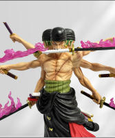 Figura De Acción Zoro Clásica One Piece Roronoa Zoro Modelo Flow Shura Serie 40cm PVC Adorno De Escritorio Juguetes GK Regalos Para Hombres Y Mujeres - details 4