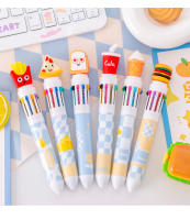 2pcs Bolígrafo De Jalea Para Niños 10 Colores Creativos Estilo Francés Bola De Panadero Gel Para Estudiantes Suministros Escolares Y De Oficina - details 8