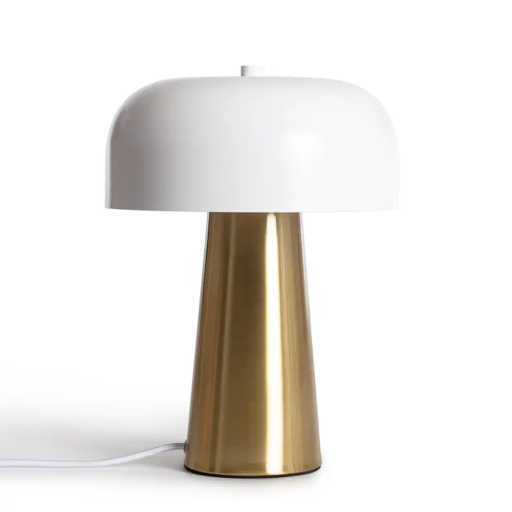 Ledkia Lámpara de Mesa Metal Kupla Blanco - 1