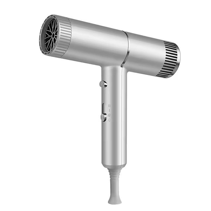 DAM. Secador de pelo con 1000W de potencia, 3 niveles de temperatura y 2 niveles de velocidad. 19x5x18cm. - 1