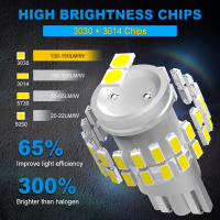 NAO Lámpara LED T10 W5W Super Brillante Para Coche Luz De Placa De Matrícula Interior 12V 194 168 Blanco Amarillo Rojo Bombilla Automotriz Mapa - details 1