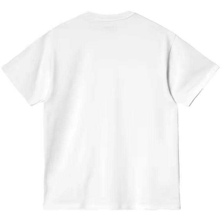 Camiseta de Manga Corta Carhartt WIP American Script para hombre en color blanco - 1