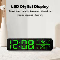 Sensor De Temperatura Y Humedad WiFi Tuya Con Alarma De Tiempo Y Espejo LED Para Decoración De Sala De Estar Pantalla De LED Material ABS - details 5