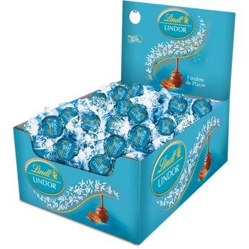Lindt Lindor a Granel 500g - Bombones de Chocolate Sal y Caramelo con Relleno Cremoso