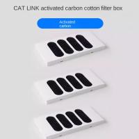 CATLINK Boquilla Automática Para Gatos Pro-X Con Filtros De Carbón Y Algodón Accesorios De Reemplazo Para Mascotas Que Absorben El Olor - details 0