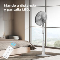 Ventilador de pie - Cecotec EnergySilence 1010 ExtremeConnected - 60W, 10 Aspas, Mando y Temporizador - details 3