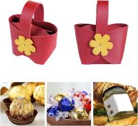 10 cajas portátiles para guardar dulces, bolsas de cuero para regalos de bodas, aniversarios, cumpleaños - details 0